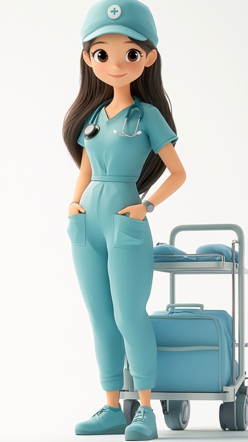 卡通护士