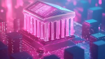 科技感古希腊建筑