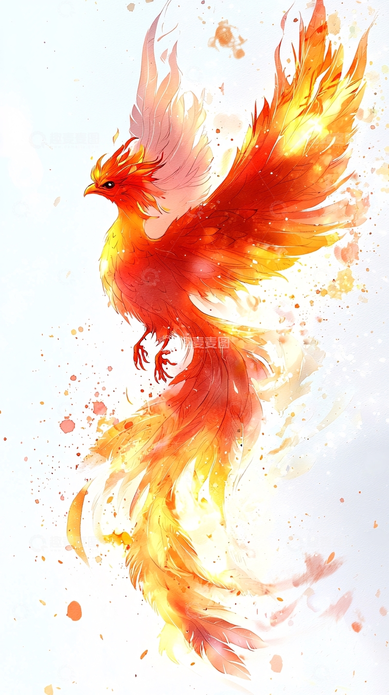 高清大图下载【趣麦麦图】火凤凰图片