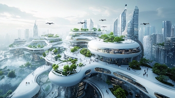 未来科技感城市