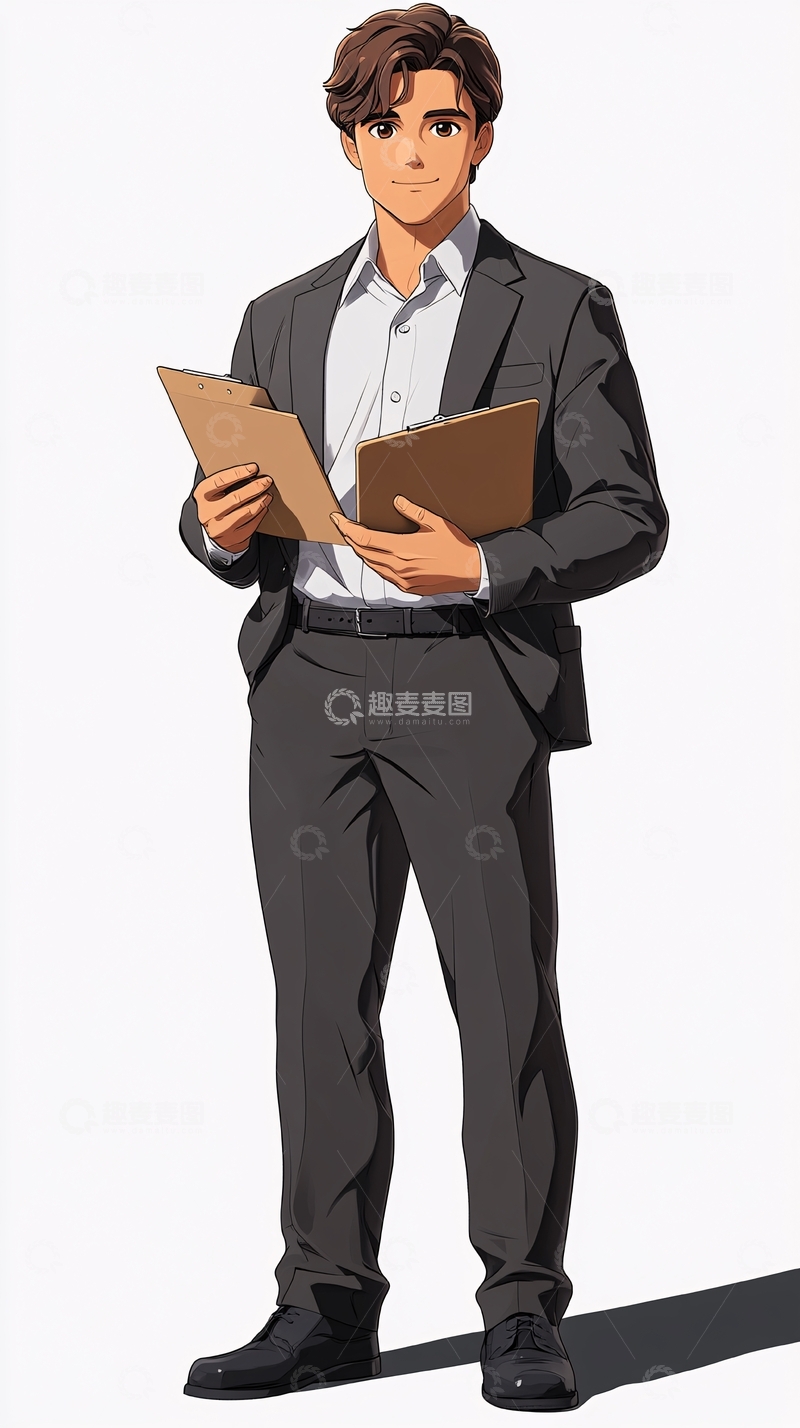 高清大图下载【趣麦麦图】帅气西装男士