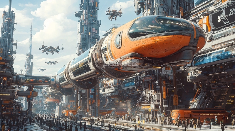 高清大图下载【趣麦麦图】未来都市