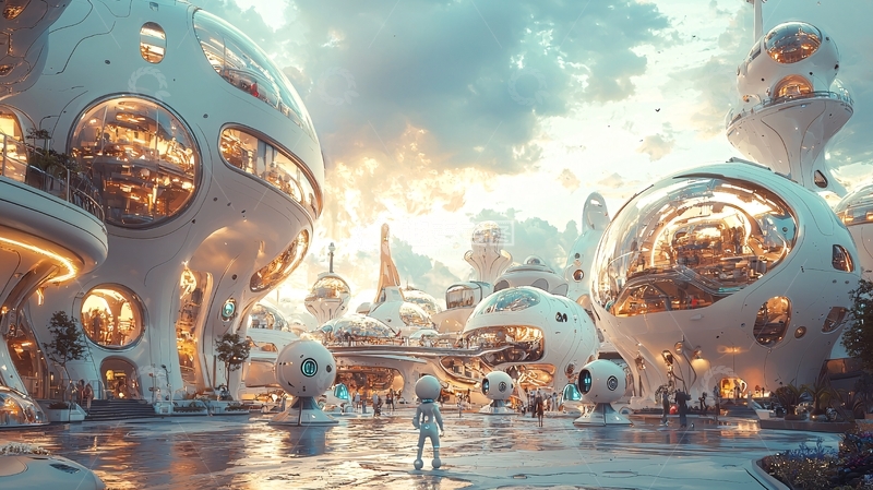 高清大图下载【趣麦麦图】未来都市