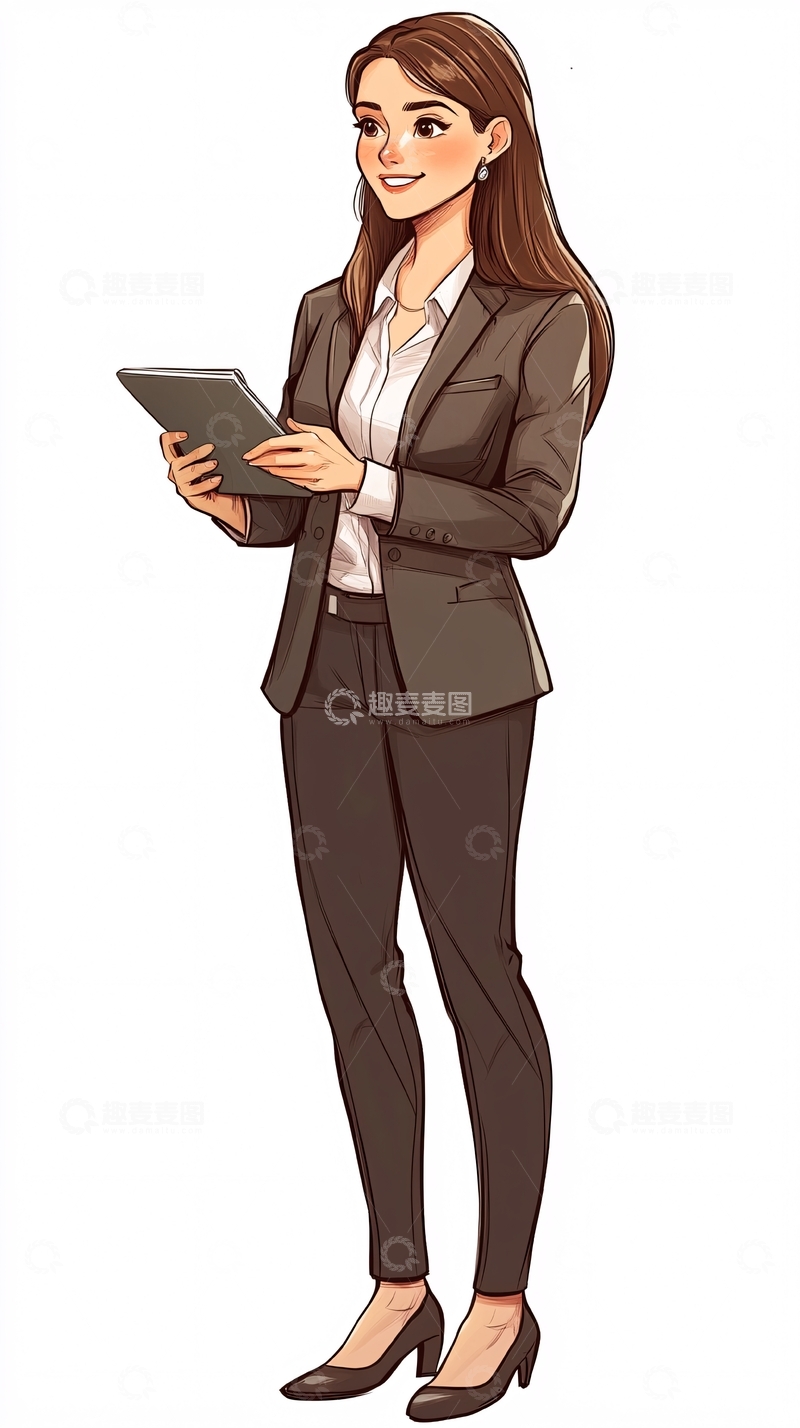 高清大图下载【趣麦麦图】商务女性