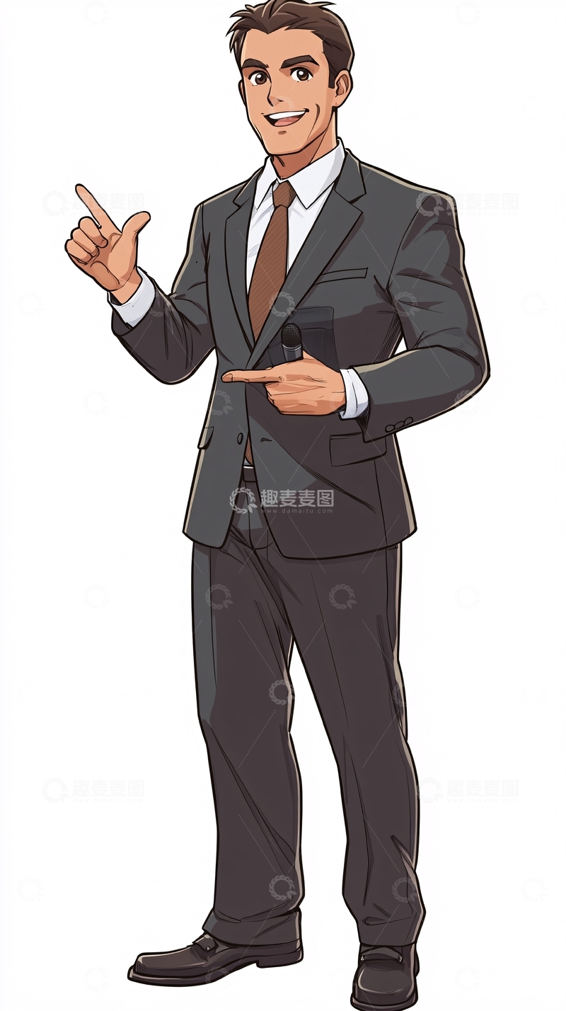高清大图下载【趣麦麦图】商务男士