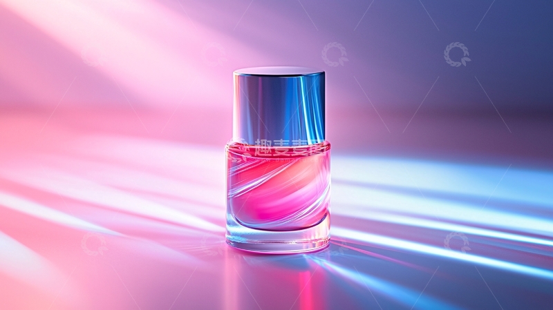 高清大图下载【趣麦麦图】渐变色指甲油特写