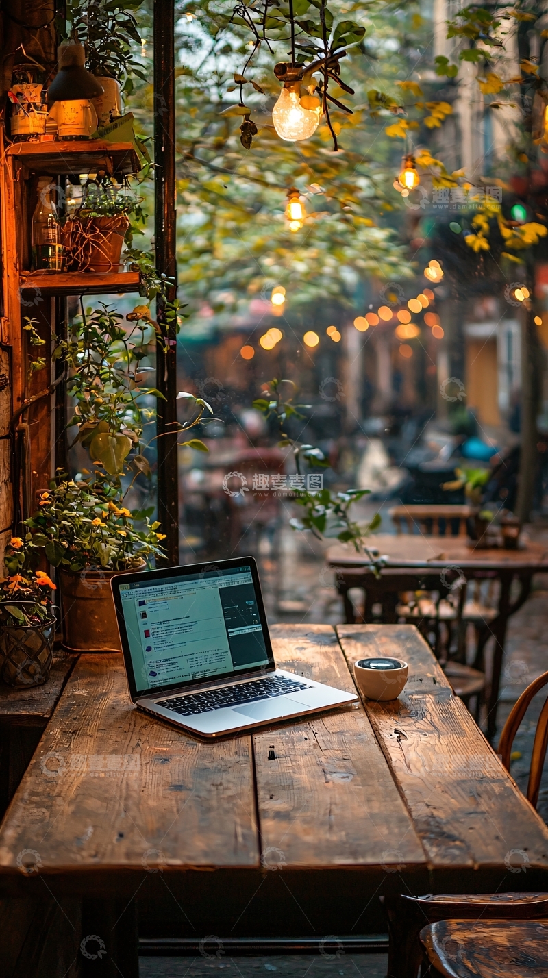 高清大图下载【趣麦麦图】户外咖啡馆