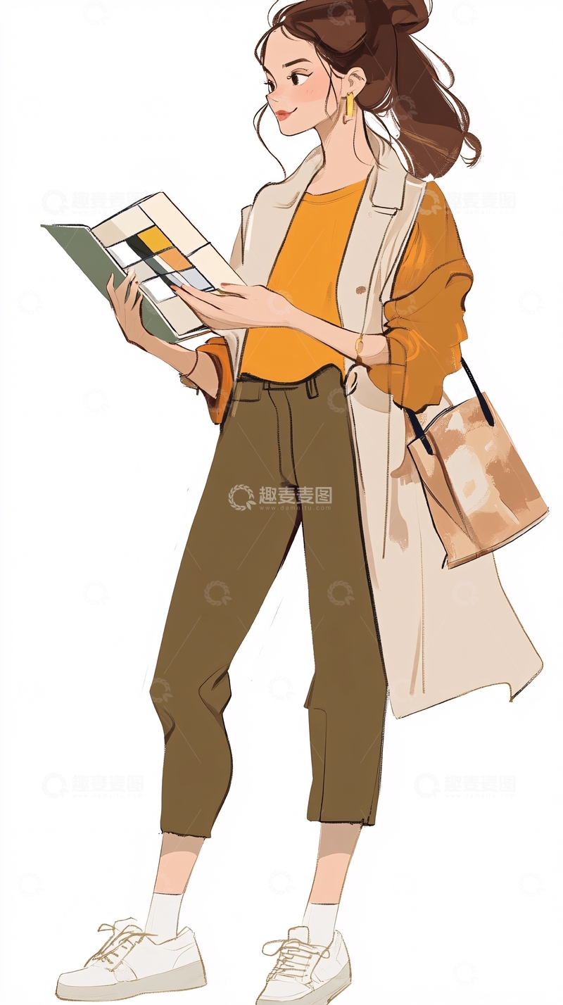 高清大图下载【趣麦麦图】时尚插画