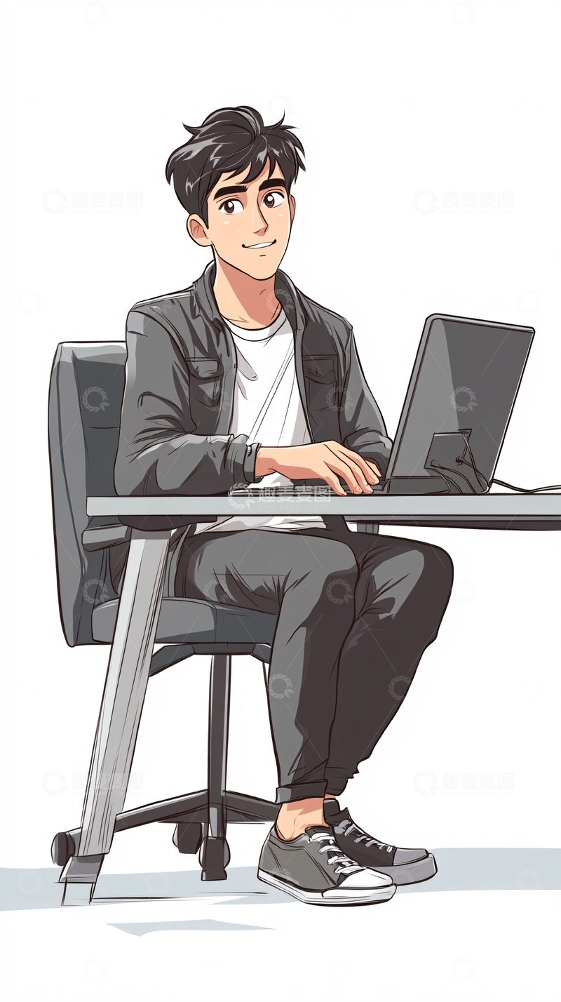 高清大图下载【趣麦麦图】男生