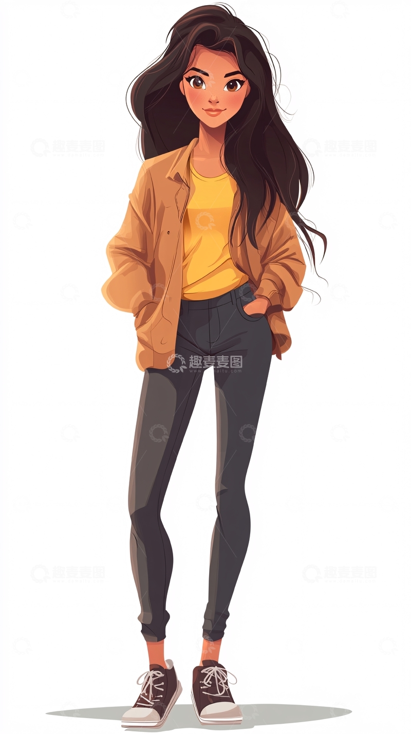 高清大图下载【趣麦麦图】时尚女孩