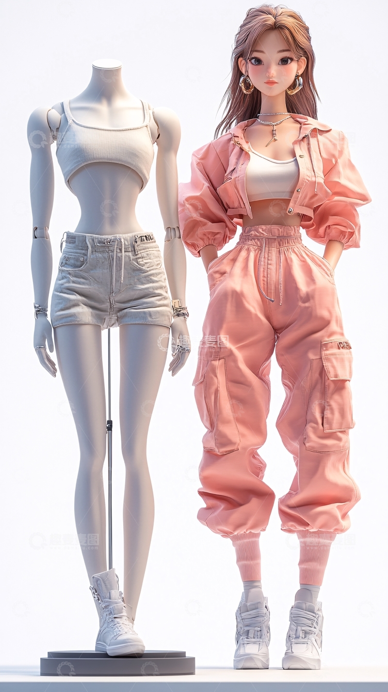 高清大图下载【趣麦麦图】3D模型