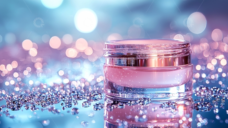 高清大图下载【趣麦麦图】粉色面霜闪耀光芒