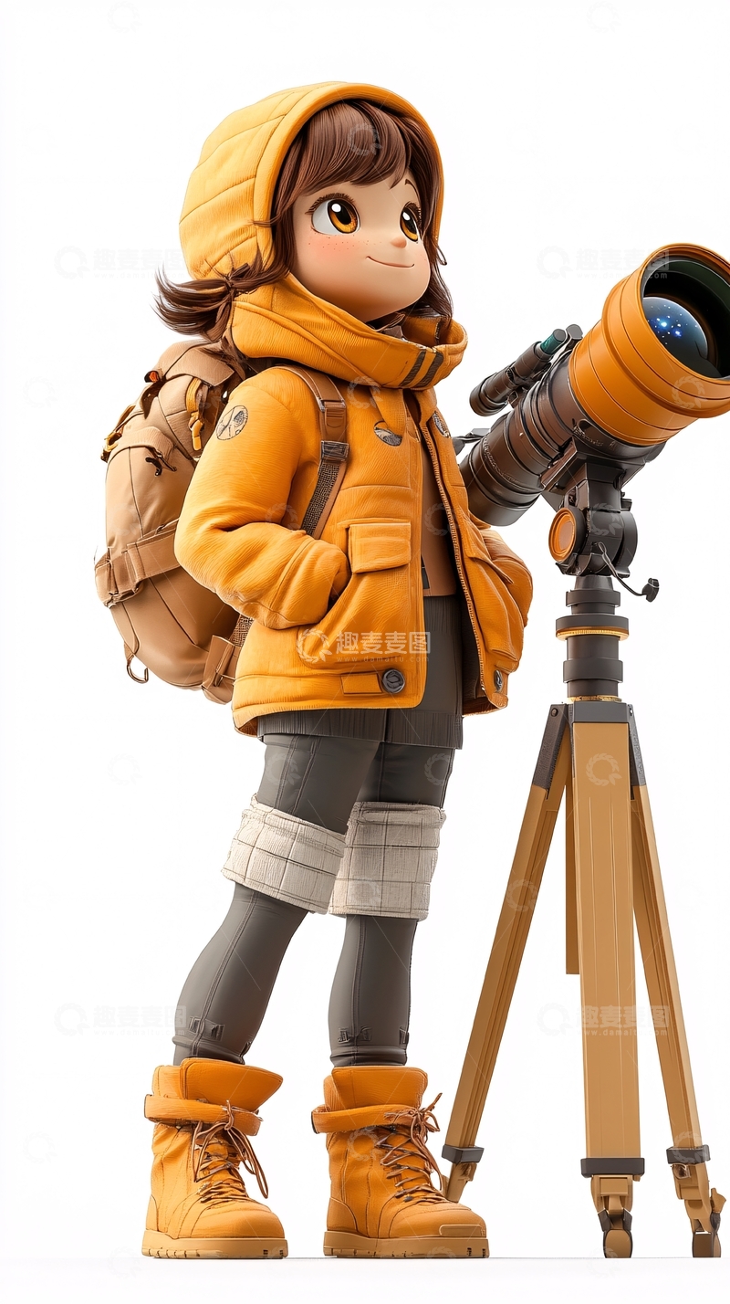 高清大图下载【趣麦麦图】卡通女孩79
