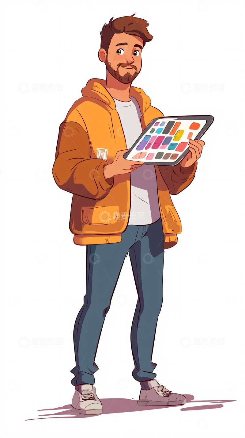 高清大图下载【趣麦麦图】卡通人物68