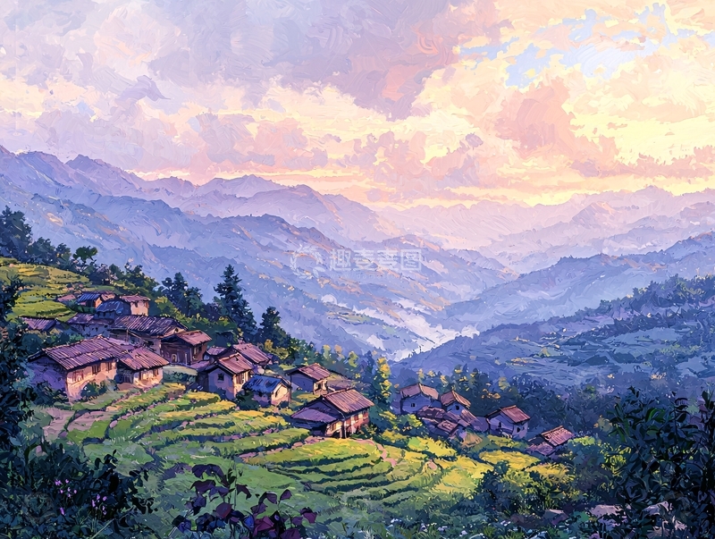高清大图下载【趣麦麦图】乡村田园风光