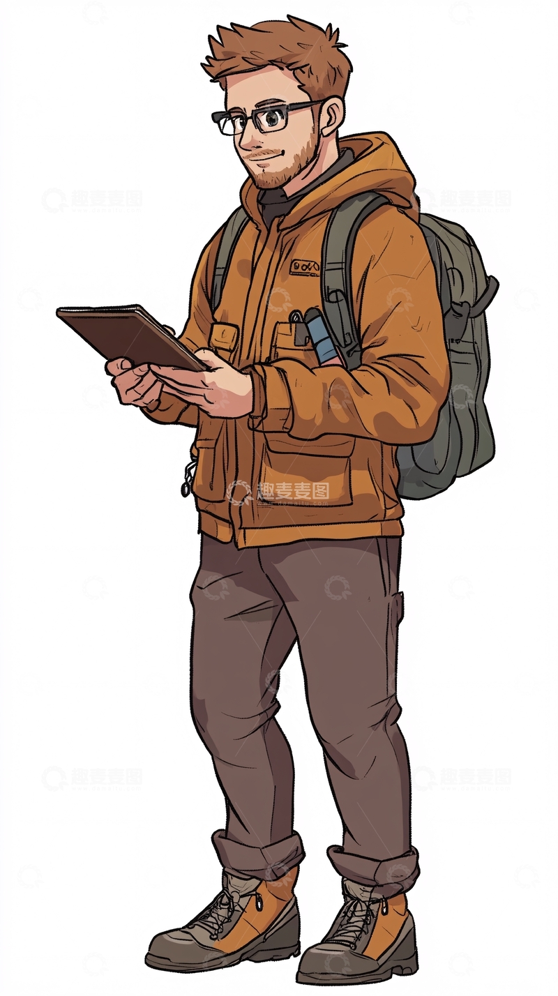 高清大图下载【趣麦麦图】卡通人物74