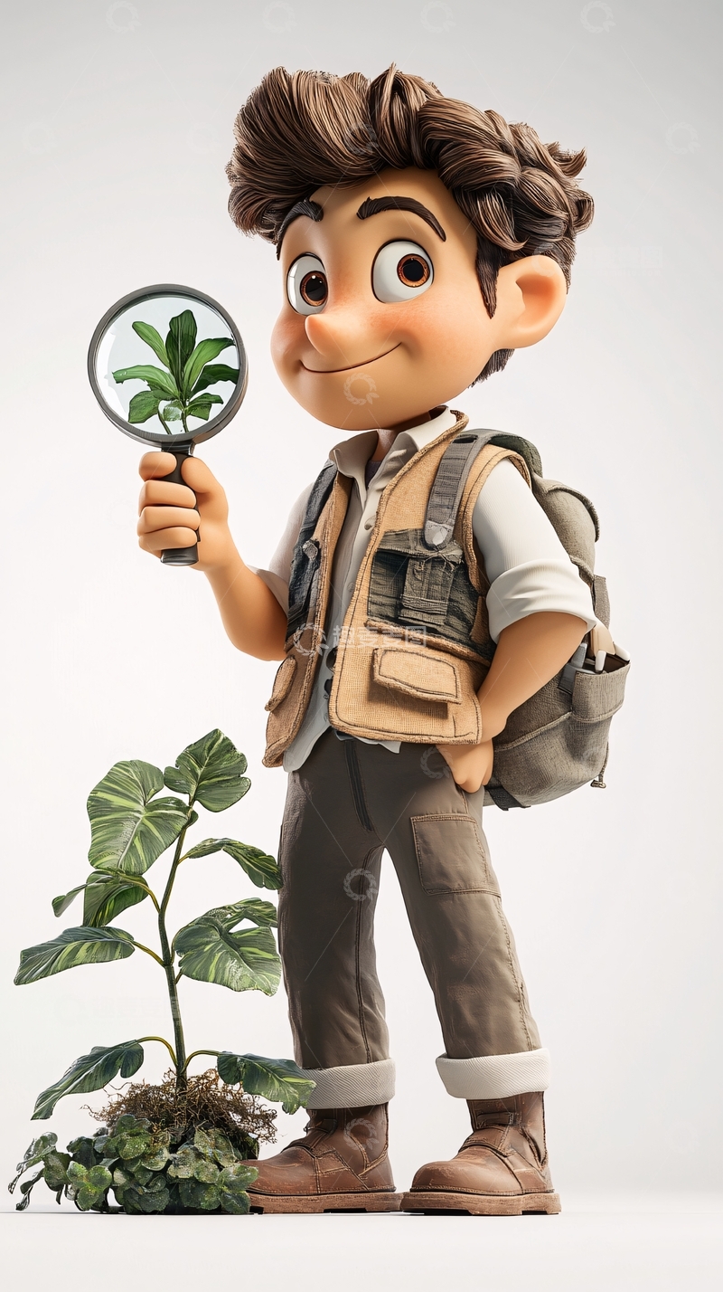 高清大图下载【趣麦麦图】卡通小男孩