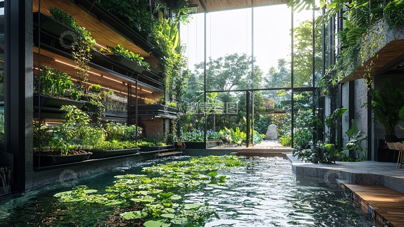 高清大图下载【趣麦麦图】室内植物墙