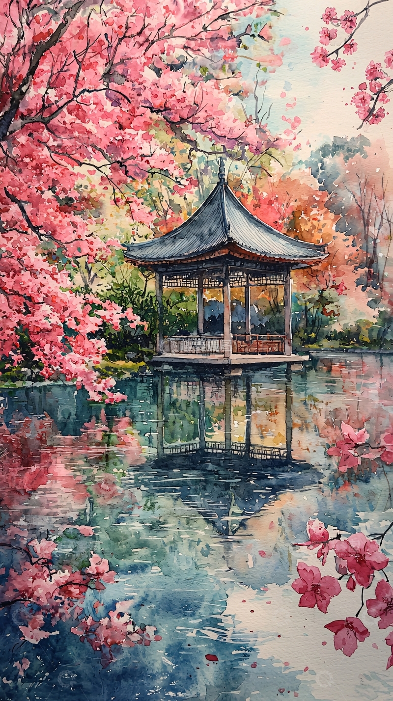 高清大图下载【趣麦麦图】樱花12