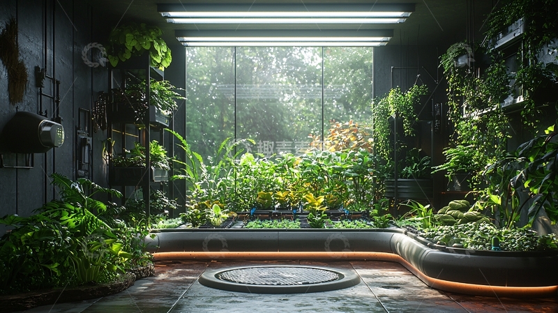 高清大图下载【趣麦麦图】室内植物园