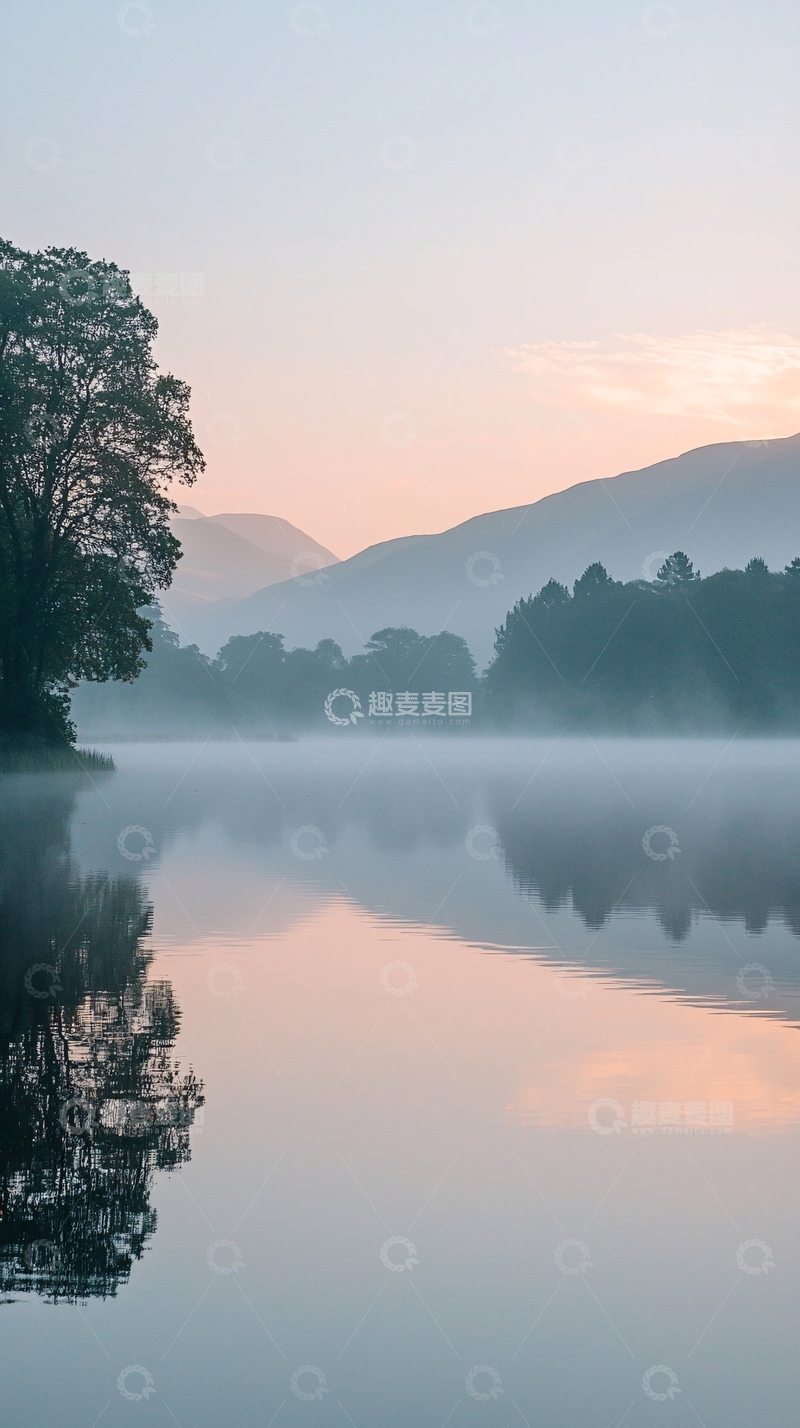 高清大图下载【趣麦麦图】宁静湖面