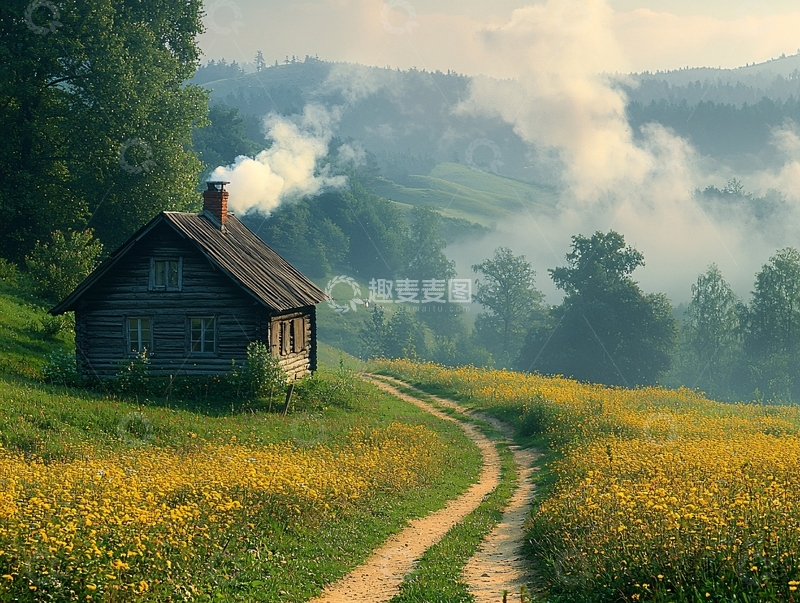 高清大图下载【趣麦麦图】田园小屋