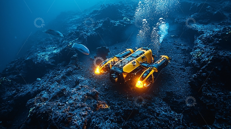 高清大图下载【趣麦麦图】深海探测器高清图片