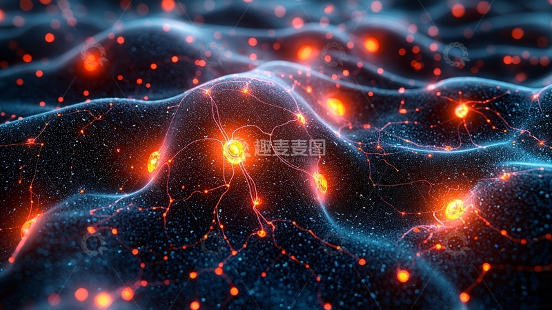 高清大图下载【趣麦麦图】神经元网络