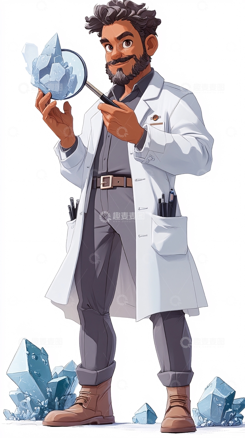 高清大图下载【趣麦麦图】科学家