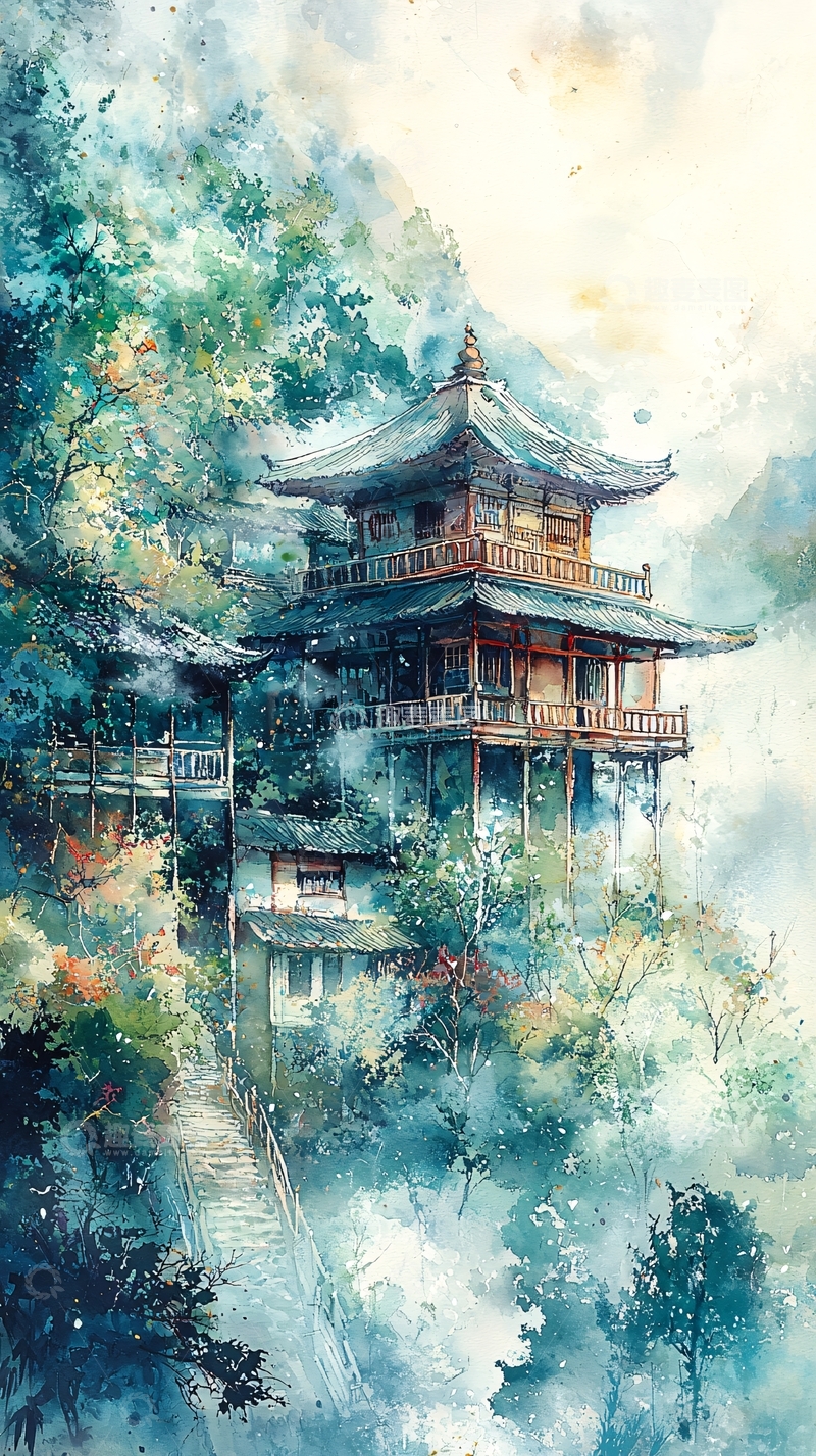 高清大图下载【趣麦麦图】水墨画