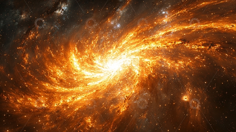 高清大图下载【趣麦麦图】火焰星系