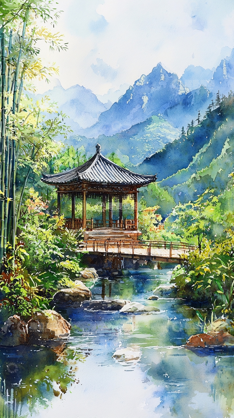 高清大图下载【趣麦麦图】水墨画
