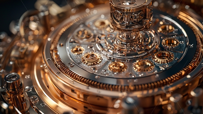 高清大图下载【趣麦麦图】机械表内部结构特写