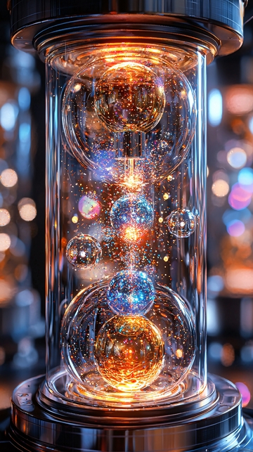 玻璃管中宇宙奇观