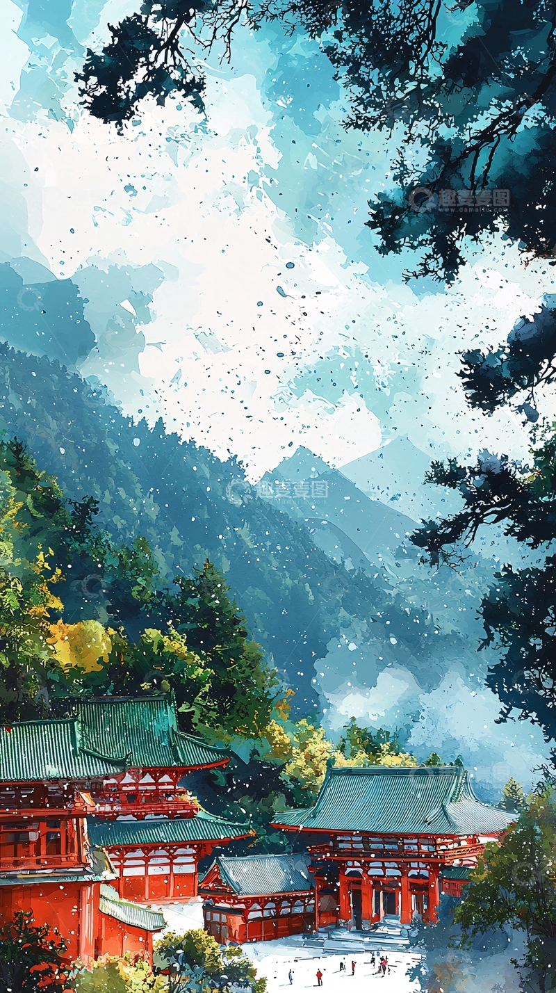 高清大图下载【趣麦麦图】水墨画