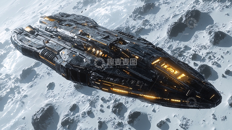 高清大图下载【趣麦麦图】未来科幻飞船