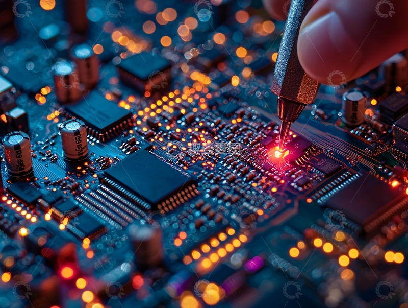 高清大图下载【趣麦麦图】电路板特写