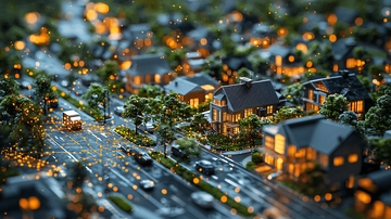 夜景微缩景观