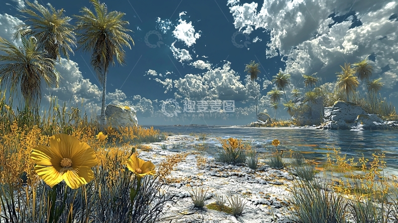 高清大图下载【趣麦麦图】热带海滩风景