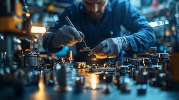 技工修理精密零件