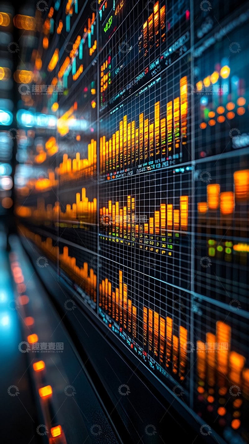 高清大图下载【趣麦麦图】数据中心服务器监控墙