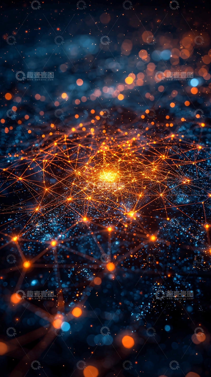高清大图下载【趣麦麦图】抽象科技网络