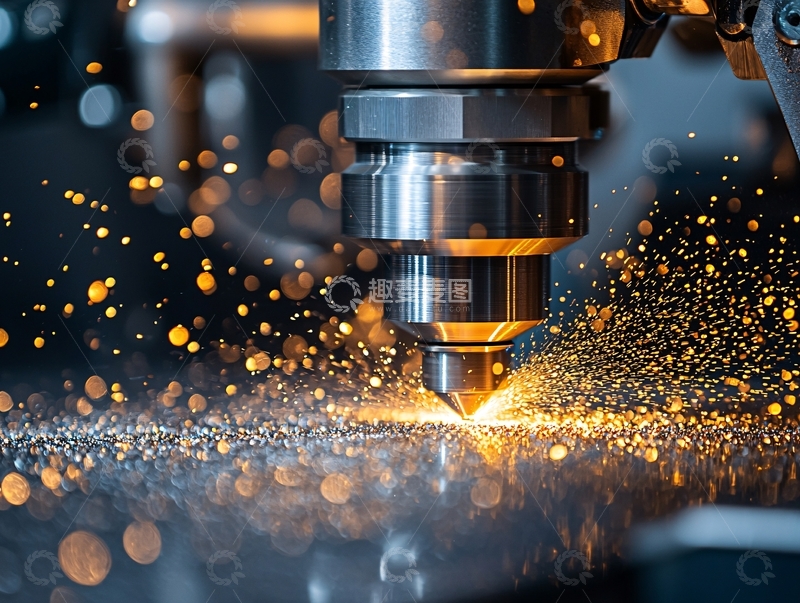 高清大图下载【趣麦麦图】金属切割火花四溅
