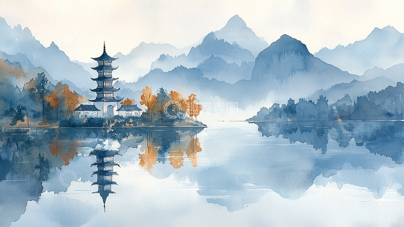 高清大图下载【趣麦麦图】水墨画