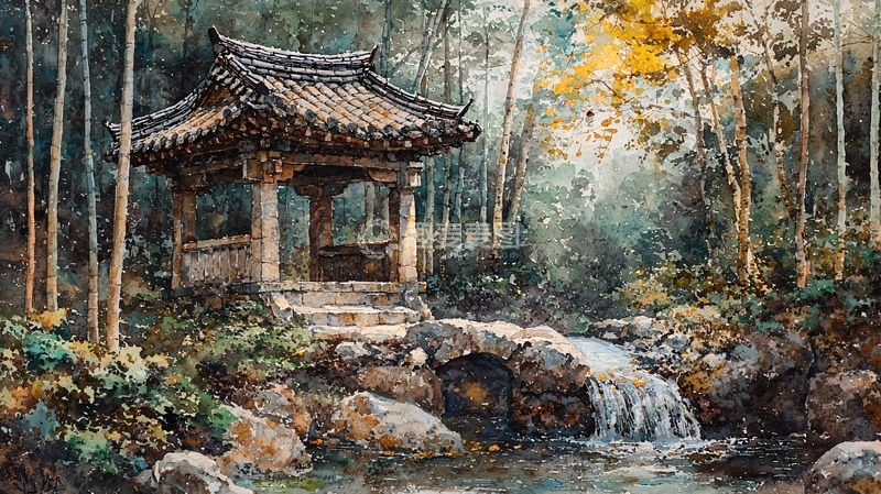 高清大图下载【趣麦麦图】水墨画