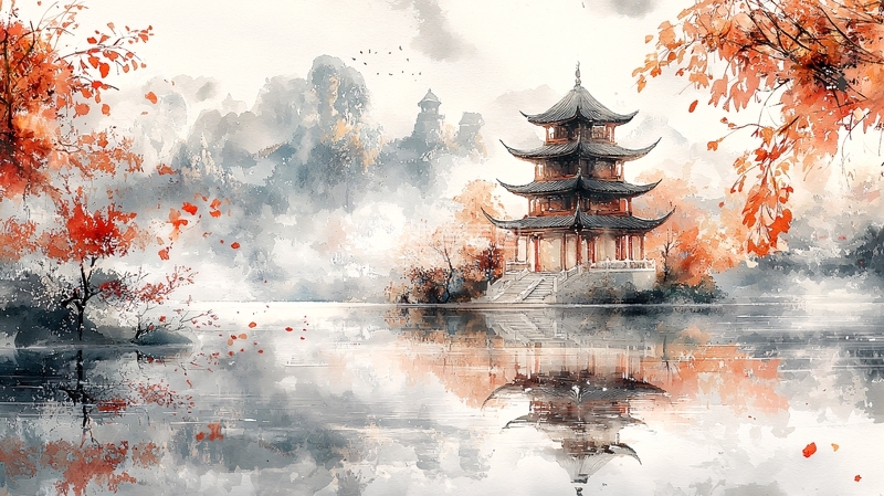 高清大图下载【趣麦麦图】水墨画