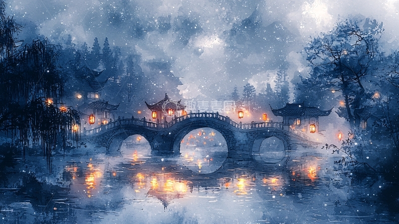 高清大图下载【趣麦麦图】水墨画