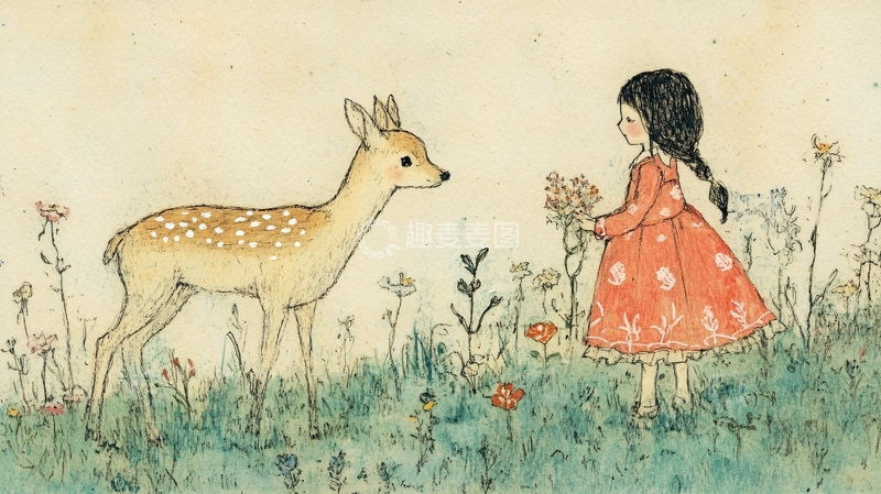 高清大图下载【趣麦麦图】女孩