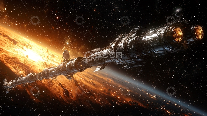 高清大图下载【趣麦麦图】宇宙飞船