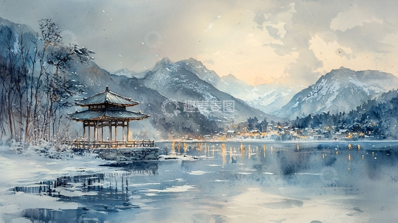 高清大图下载【趣麦麦图】水墨画